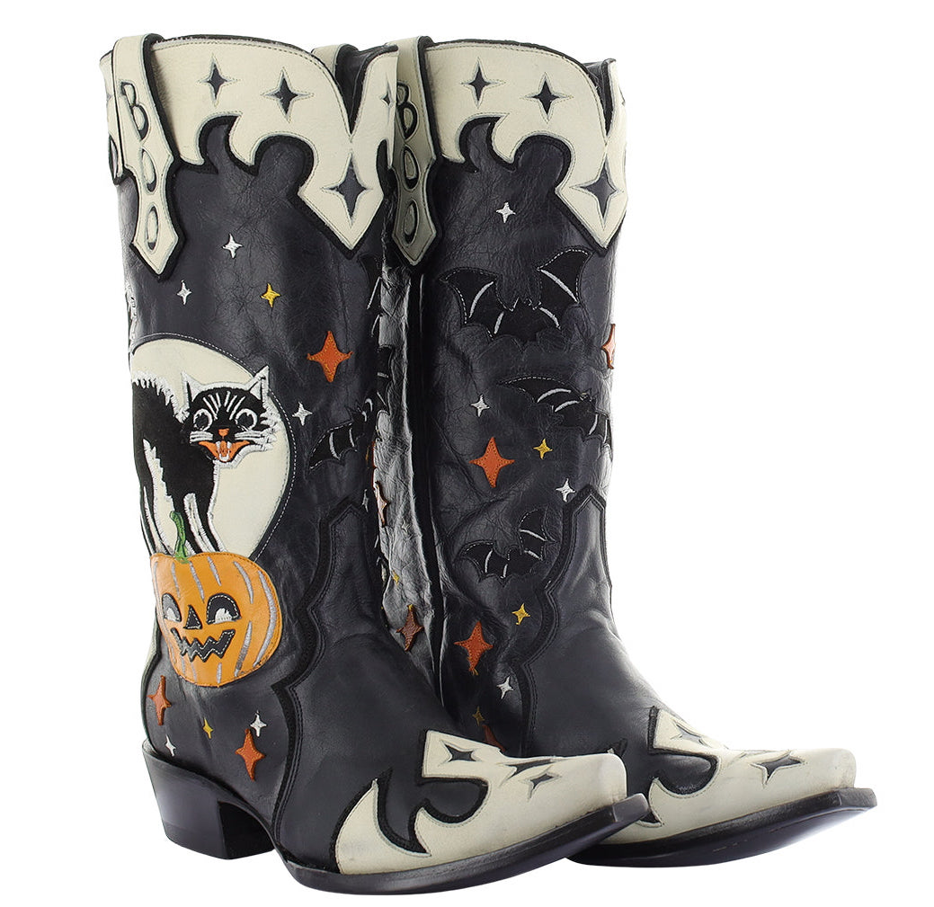Old Gringo Scaredy Cat Black Bone L4197-1