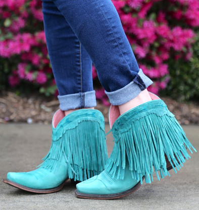 Junk Gypsy by Lane Spitfire Turquoise JG0007D Boots