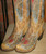 Corral Antique Saddle Blue Jean Wing And Heart toe picture