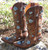 Old Gringo Abby Rose Aqua L664-2 Left Side