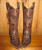 Corral Black Chocolate Lizard Overlay Boots Front Picture