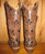 Corral Black Chocolate Lizard Underlay Boot