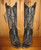 Corral Black Silver Wings and Cross Cowgirl Boots A1994