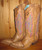Corral Pink Heart Lace Boots
