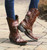 Old Gringo Ellie Boots Brass/Pink L575-6 Back