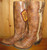 Corral Boots Vintage Cognac Deer Zipper C1610