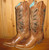 Corral Cognac Butterfly Laser Boots C1969