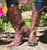 Old Gringo Eagle Swarovski Burgundy Boots L443-11 Image