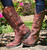 Old Gringo Eagle Swarovski Burgundy Boots L443-11 Picture