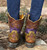 Old Gringo Taka Military Green Boots L814-8 Back