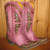 Old Gringo Monarca Pink Boots L026-42 Right