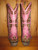 Old Gringo Monarca Pink Boots L026-42 Back