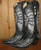 Corral Wing and Cross Black and Bone Boots