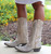 Old Gringo Swarovski Eagle Bone Boots L443-7 Photo