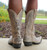 Old Gringo Swarovski Eagle Bone Boots L443-7 Heel