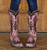 Old Gringo Pink Eagle Leopard Boots L105-65
