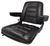 High-Back Vinyl Seat with Armrests and Slides