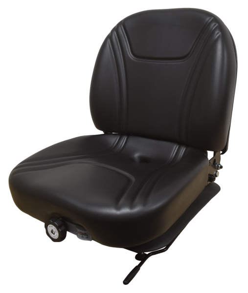 High-Back Vinyl Seat with Integrated Suspension