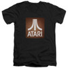 Image for Atari V Neck T-Shirt - Classic Wood Square