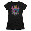 Image for Teen Titans Go! Girls T-Shirt - Go to the Movies Burst Through