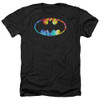 Image for Batman Heather T-Shirt - Tie Dye Logo