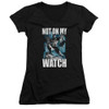 Image for Batman Girls V Neck T-Shirt - Not On My Watch