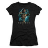 Image for Aquaman Movie Girls T-Shirt - Trident