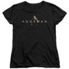 Image for Aquaman Movie Womans T-Shirt - Logo