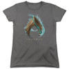 Image for Aquaman Movie Womans T-Shirt - Water Shield
