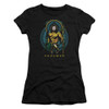 Image for Aquaman Movie Girls T-Shirt - Aqua Nouveau