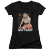 Image for I Love Lucy Girls V Neck T-Shirt - Not Today