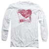 Image for I Love Lucy Long Sleeve T-Shirt - Spray Paint Heart