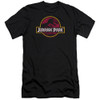 Image for Jurassic Park Premium Canvas Premium Shirt - 8-Bit Logo