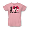 Mork & Mindy Woman's T-Shirt - I Heart Exidor