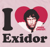 Image Closeup for Mork & Mindy Youth T-Shirt - I Heart Exidor