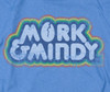 Image Closeup for Mork & Mindy Kids T-Shirt - Distressed Show Logo