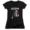 Image for Cheers Girls V Neck T-Shirt - Norm Peterson