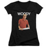 Image for Cheers Girls V Neck T-Shirt - Woody Boyd