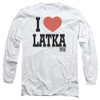 Image for Taxi Long Sleeve T-Shirt - I Heart Latka