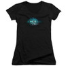 Image for CSI Girls V Neck T-Shirt - Thumb Print