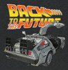 Image Closeup for Back to the Future T-Shirt - Car Time Machine