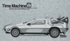 Image Closeup for Back to the Future T-Shirt - DeLorean