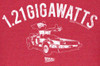 Image Closeup for Back to the Future T-Shirt- 1.21 Gigawatts