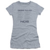 Image for NCIS Girls T-Shirt - Gibbs Rules