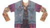 Tattoo Jean Vest Costume Sublimated Long Sleeve T-Shirt