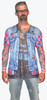 Image detail for Tattoo Jean Vest Costume Sublimated Long Sleeve T-Shirt