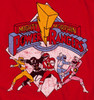 Image Closeup for Power Rangers T-Shirt - Retro Rangers