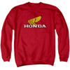 Image for Honda Crewneck - Yellow Wing Logo