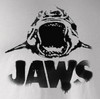 Image Closeup for Jaws T-Shirt - Black Logo