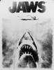 Image Closeup for Jaws 3/4 Sleeve T-Shirt - Black and White